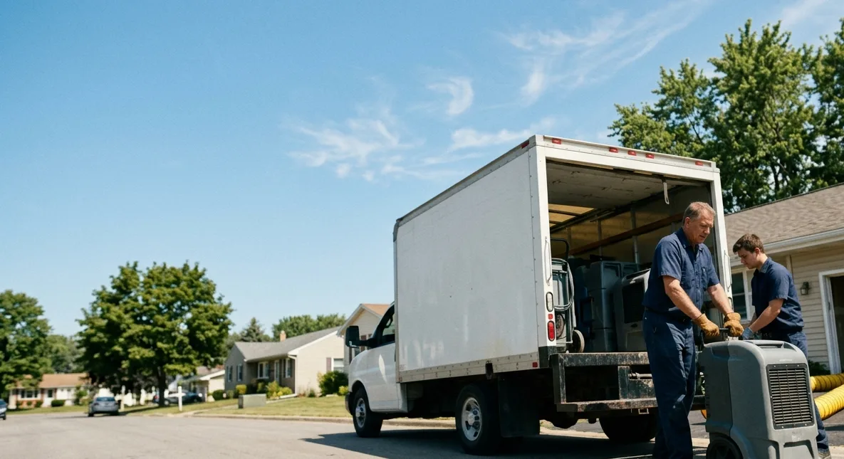Water Damage Cleanup in Bentonville, OH near me